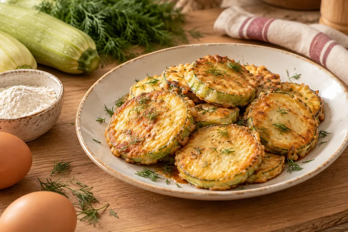 Кабачки в кляре