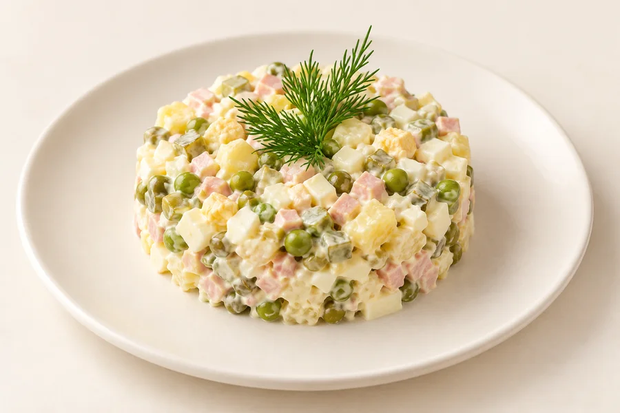 Салат Оливье — кафе «Родаковъ», Родаково