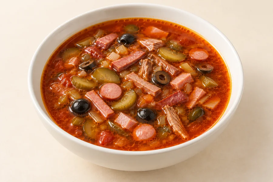 Солянка сборная — кафе «Родаковъ», Родаково