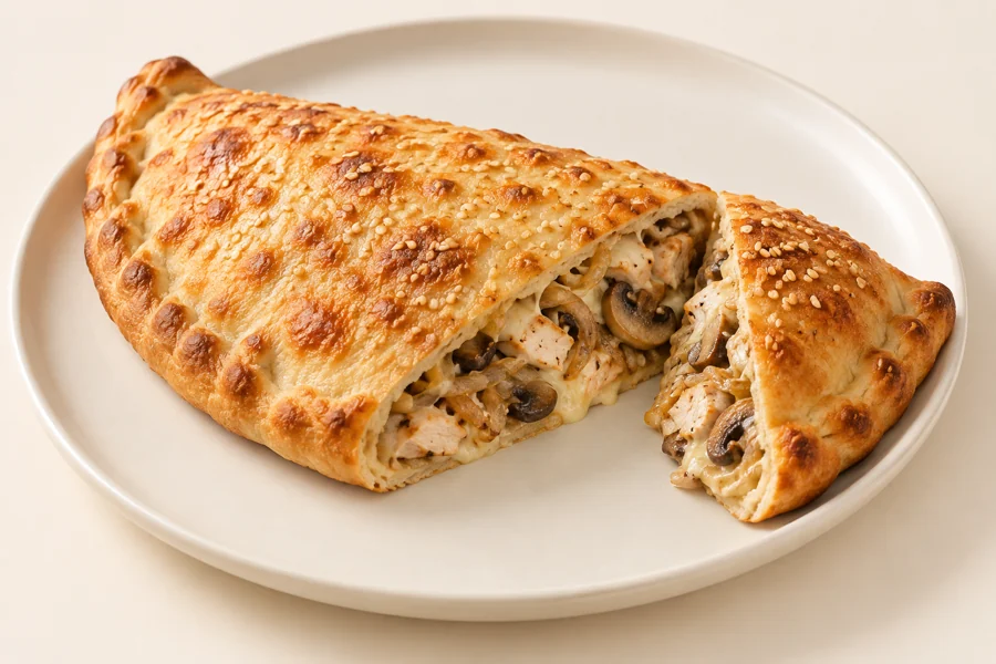 Кальцоне с курицей и грибами — кафе «Родаковъ», Родаково